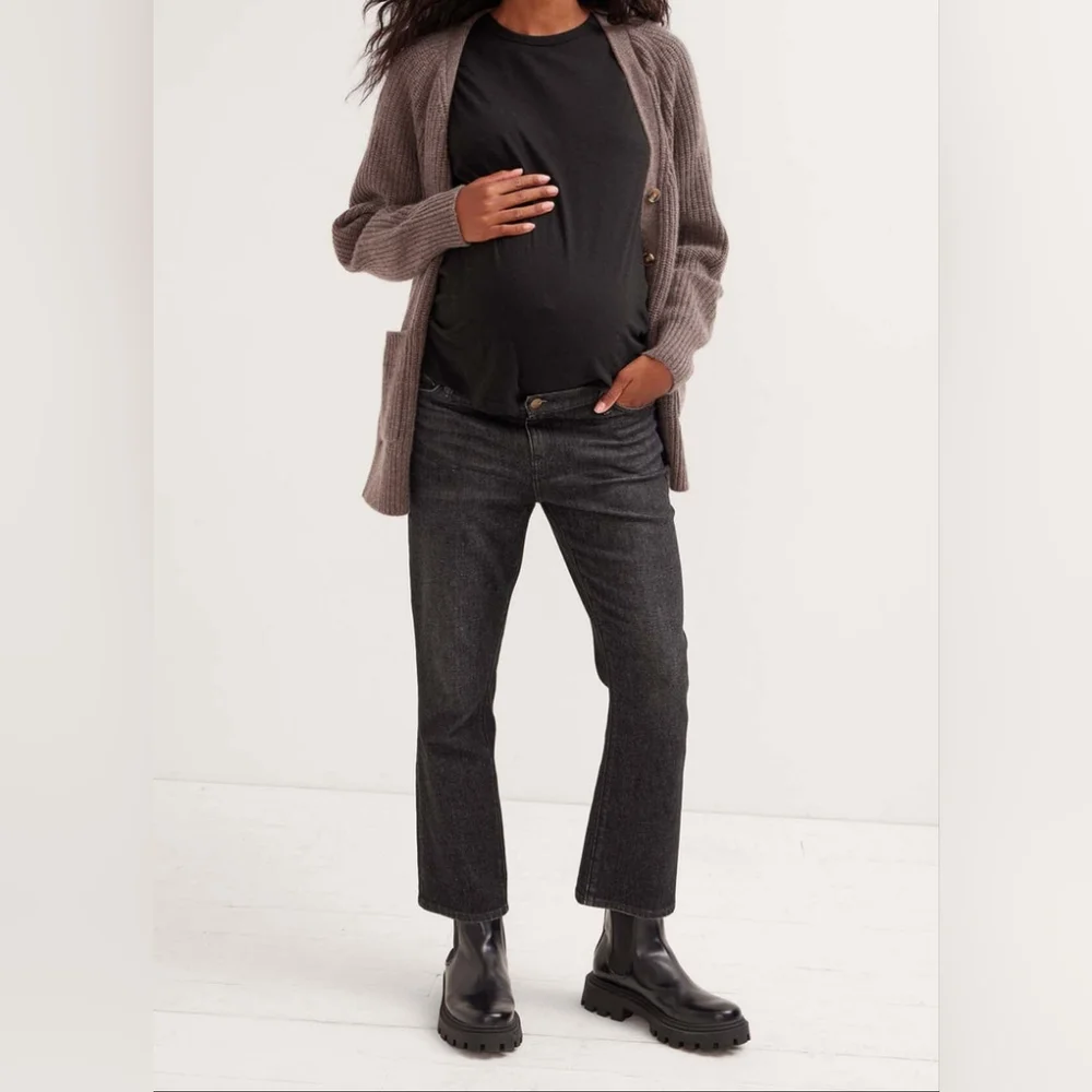 Hatch the Crop Maternity Jean in black, 34